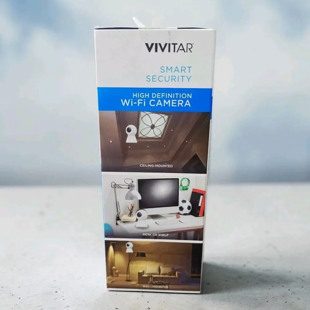 Vivitar Indoor Wi-Fi Security Camera 1080p Baby Pet Monitor Alexa Google New